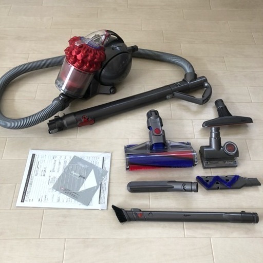 動作保証品中古ダイソンDyson CY24 掃除機フルセット赤