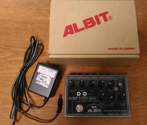 ALBIT A1BP VINTAGEベースプリアンプ 専用アダプター付き ALBIT