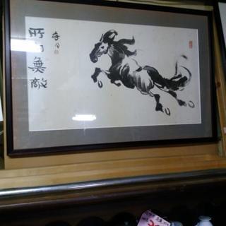 中国美術、葉酔白〔所向無敵、馬の図〕