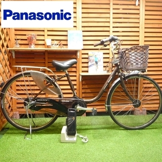 電動自転車 26インチ パナソニック 新基準 ビビ デラックス 大容量7Ah