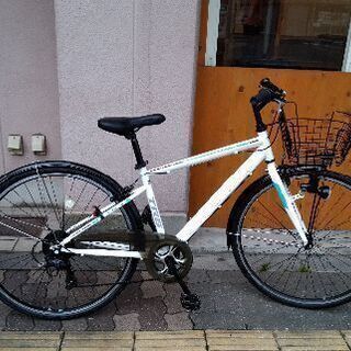 ま*ん様 クロスバイク ホワイト 700C ま*ん様 クロスバイク ホワイト