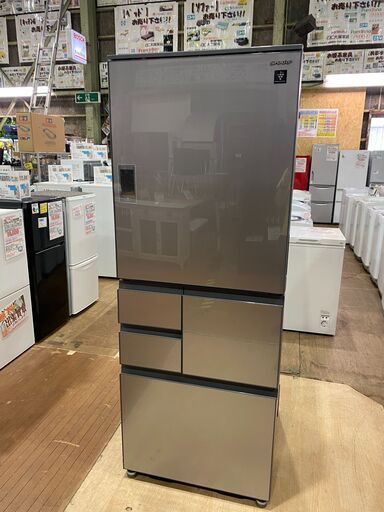 愛品館市原店】シャープ 2018.年製 551L 5ドア冷蔵庫 SJ-WX55E-S