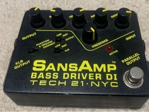 SANSAMP BASS D TECH21 NYC ジャンク品 SANSAMP BASS DRIVER DI TECH21