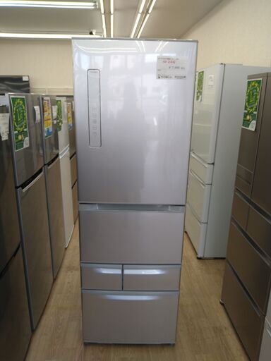 東芝 GR-R41G-S 5ドア冷蔵庫（411L・右開き） シルバー42201