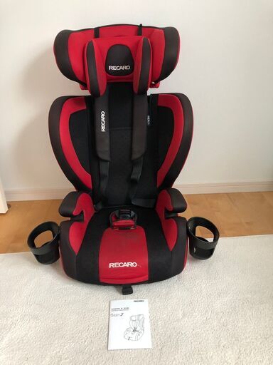 レカロ RECARO ジュニアシート J1 ドリンクホルダー2個 箱・取扱説明書