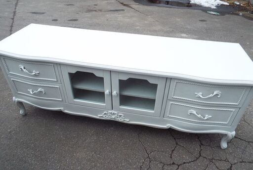 HAGIHARA ホワイト リビングボード 注文 ハンプトン 展示品 HAGIHARA