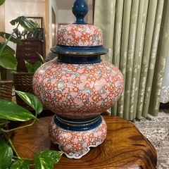 決まりました 定価50万円 有田焼 金龍窯 博山作壺 金龍博