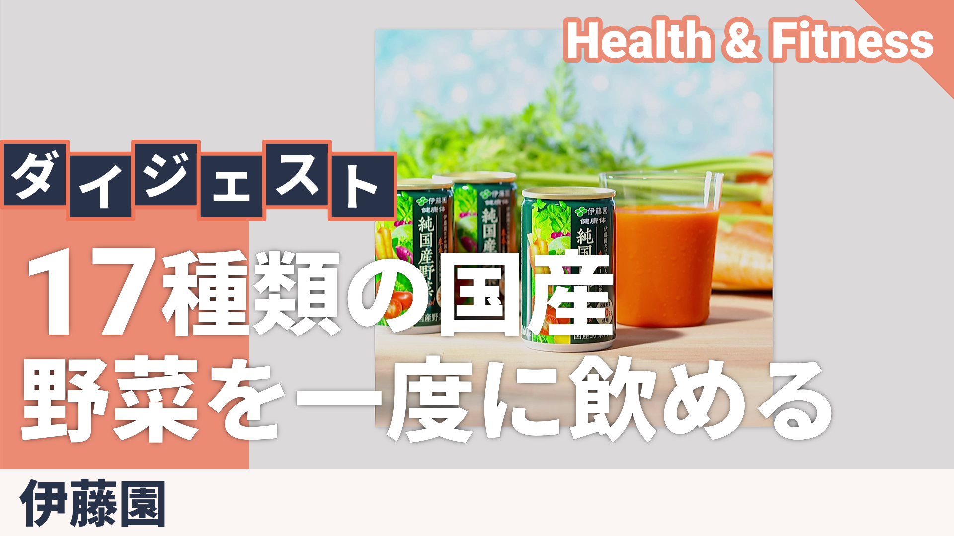 伊藤園健康体 1日分の純国産野菜160g×60本 伊藤園 - QVC.jp