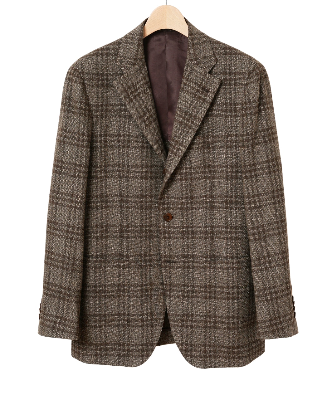 チェックジャケット(44 ブラウン系): メンズ｜メーカーズシャツ鎌倉
