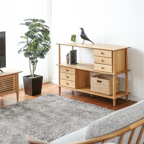 飛騨家具 nissin 日進木工 White Wood ホワイトウッド シェルフ 国産