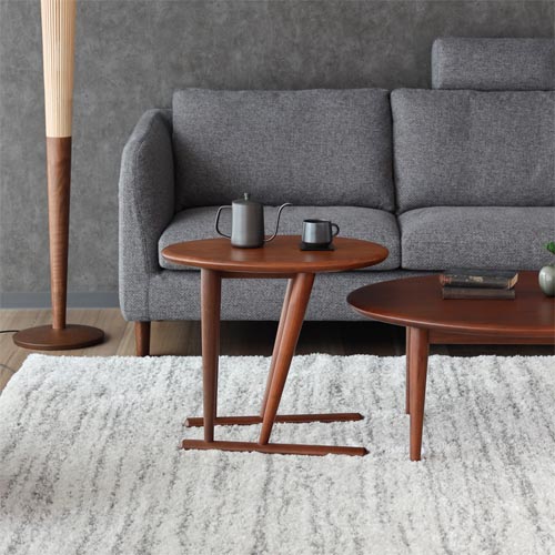 飛騨家具 nissin 日進木工 Sof ソフ サイドテーブル 国産家具 無垢