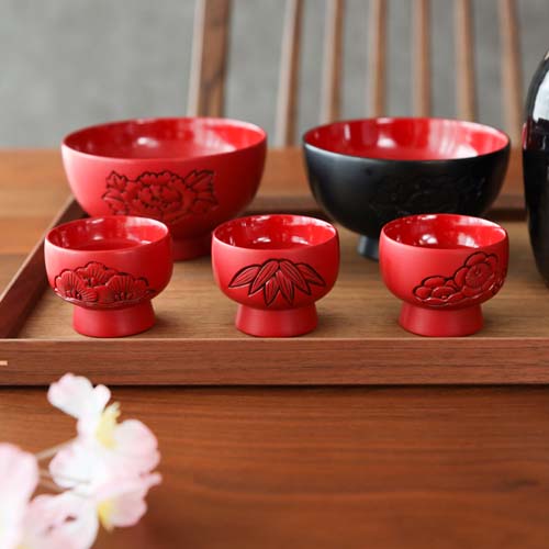 村上木彫堆朱 藤井漆工 ぐい呑 伝統工芸品 木製 コップ | MUKU工房