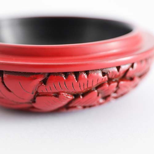 村上木彫堆朱 藤井漆工 香合 伝統工芸品 木製 | MUKU工房