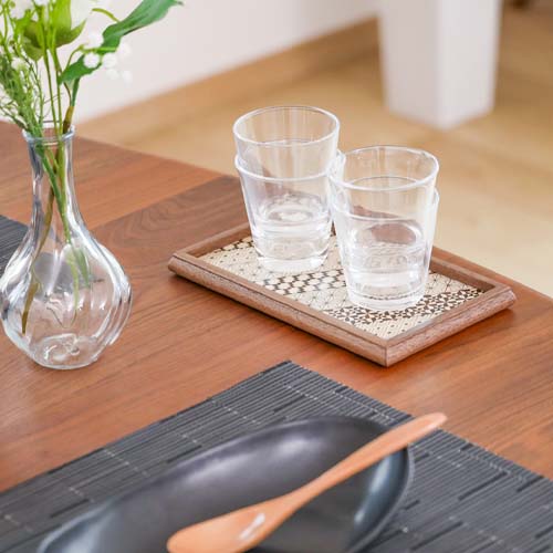 箱根寄木細工 露木木工所 tsuyuki 受け皿 国産クラフト 木製 プレート