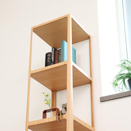 旭川家具 WOW ワオ Sorahe ソラヘ タワー 国産家具 無垢 ラック オーク