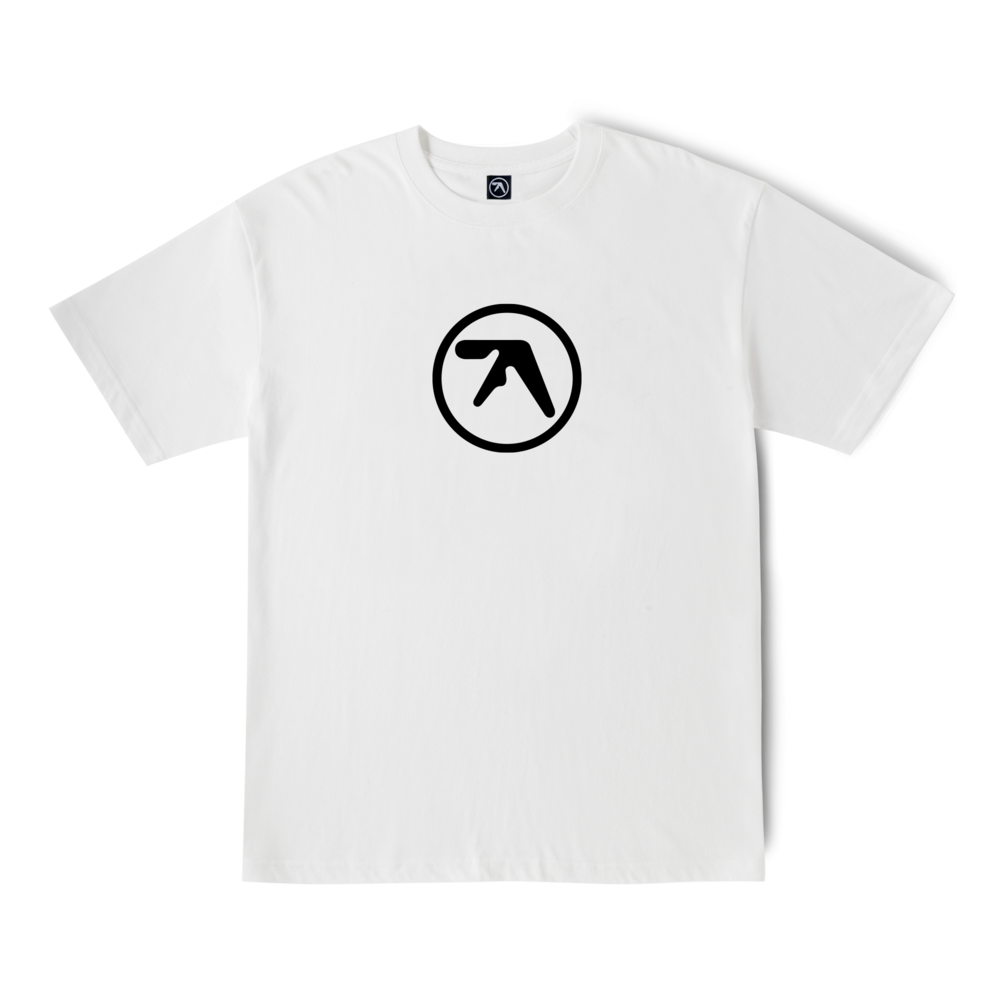 Aphex Twin - Aphex Logo White T-Shirt. Bleep.