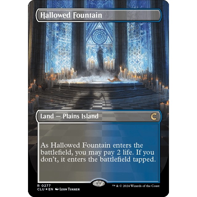 神聖なる泉/Hallowed Fountain ギャラクシーFoil 神聖なる泉