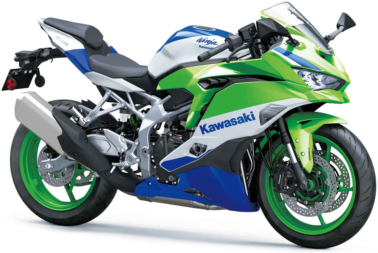 Ninja40周年記念のZXシリーズが続々登場｜ZXRカラーのアニバーサリー