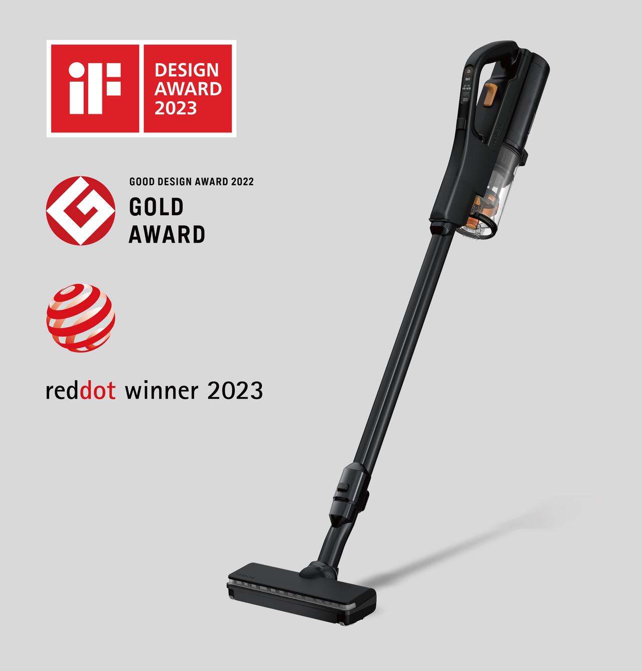 見えにくいごみが見える「3方向ごみくっきりライト」と掃除の軌跡を