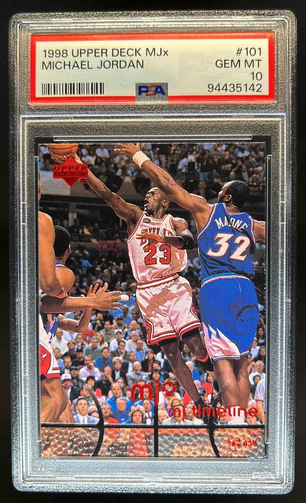 1998レア/100枚限定PSA MICHAEL JORDAN MJx LIVE