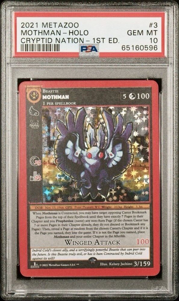 Auction Prices Realized Tcg Cards 2021 METAZOO CRYPTID NATION