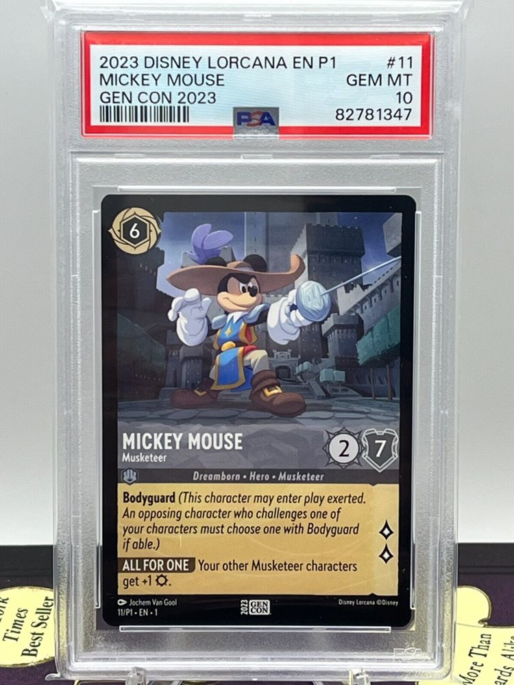 MICKEY MOUSE リーグプロモ psa10 【ロルカナ/Lorcana】 PSA 10