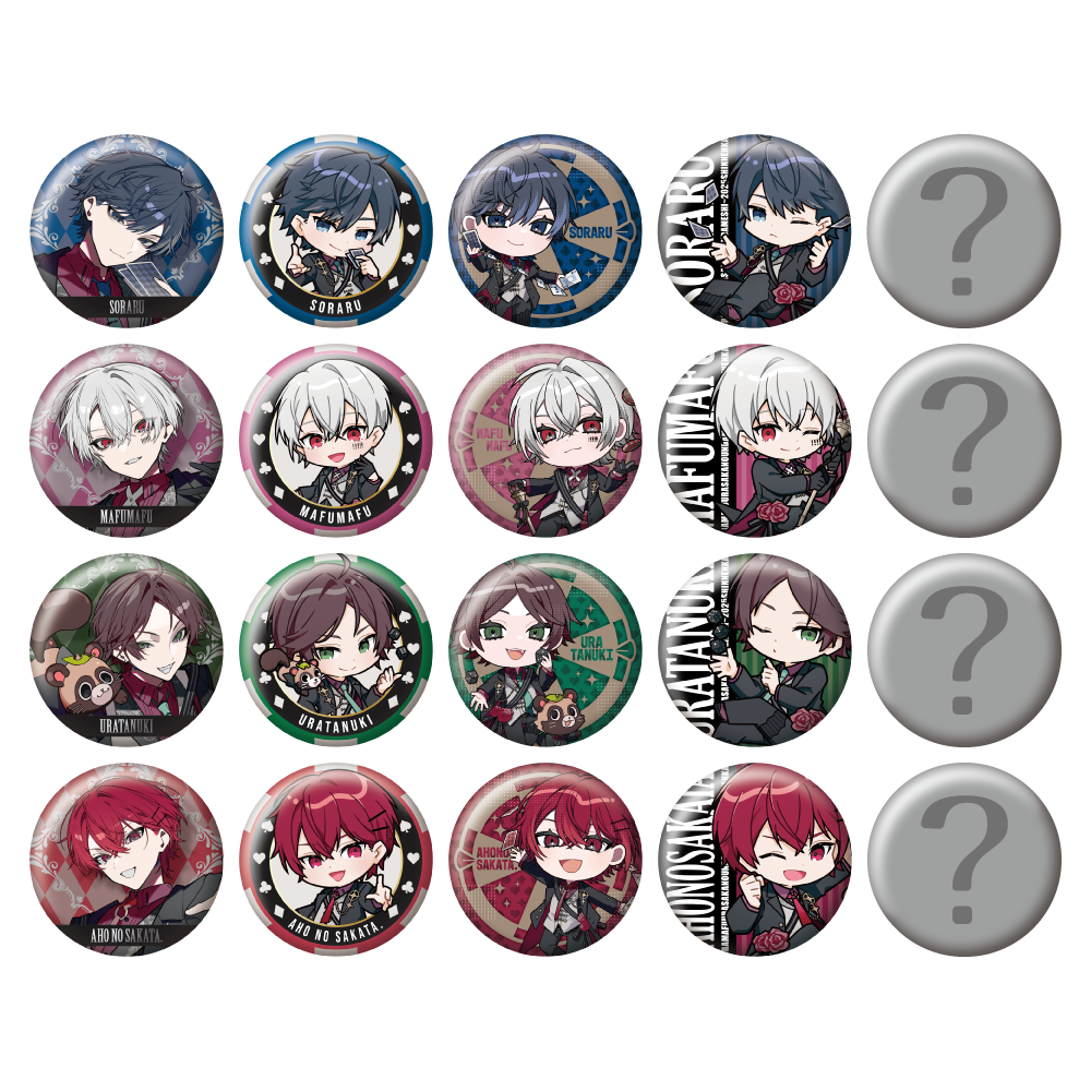 そらる そらまふうらさか 2024 新年会 デフォ まふまふ 缶バッジ