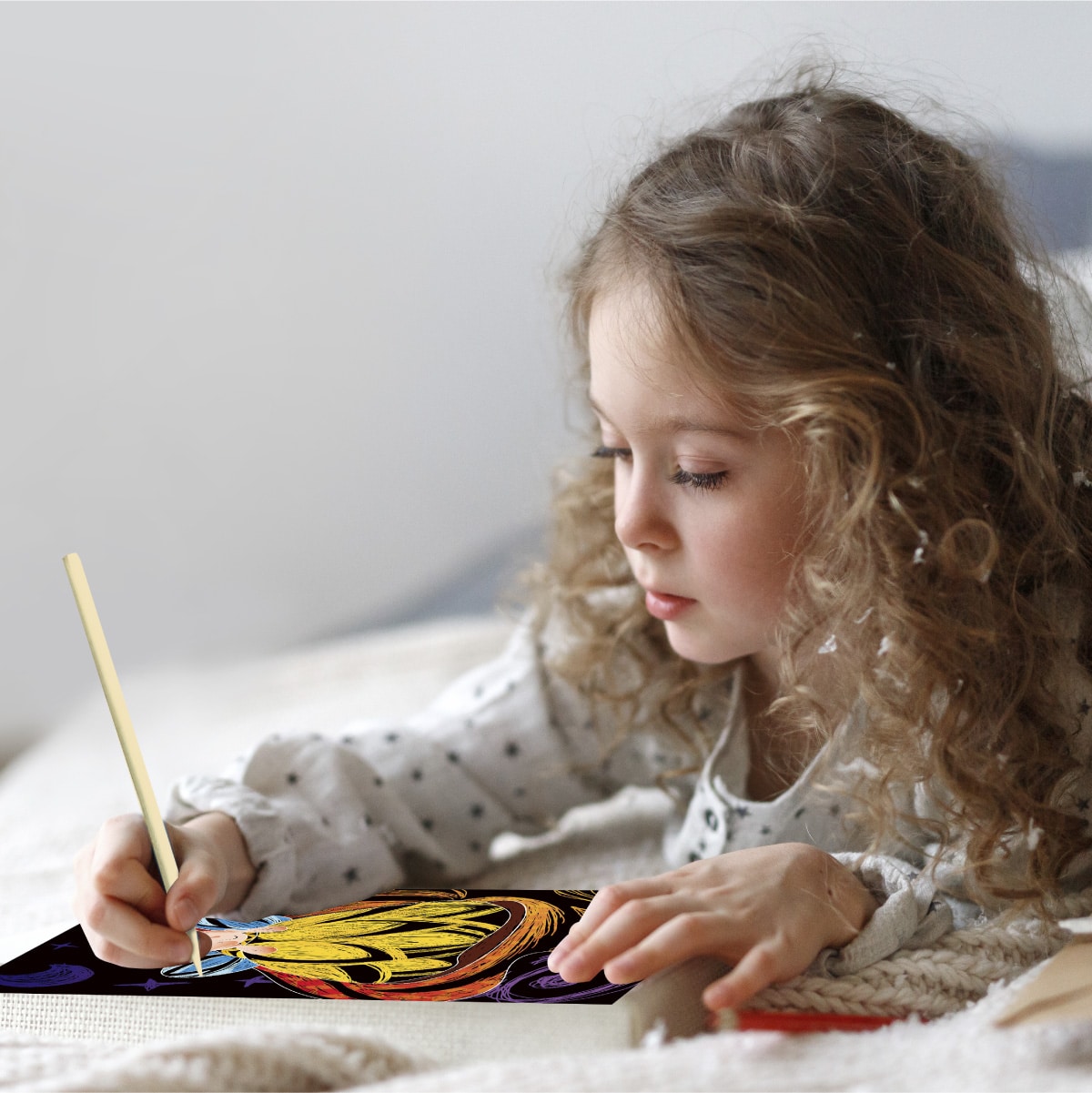 スクラッチアート ステンドグラスBOX 白鳥: ボーネルンド オンライン