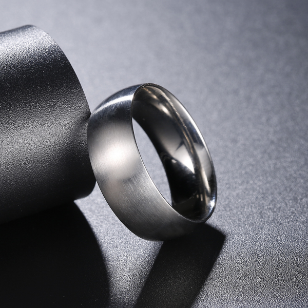 The Seiya | Silver Titanium Men's Wedding Bands - Gentlebands