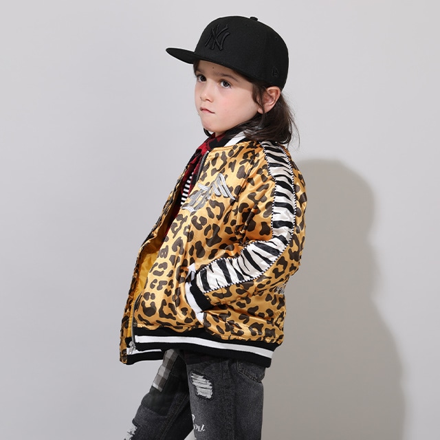 2/2～60%OFF SALE グランジアニマルスカジャン 1048K(90cm ベージュ