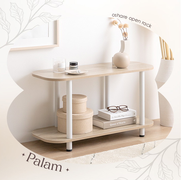 g159034]【幅80cm】Palam 2段ラック ラック | 家具・インテリア通販は