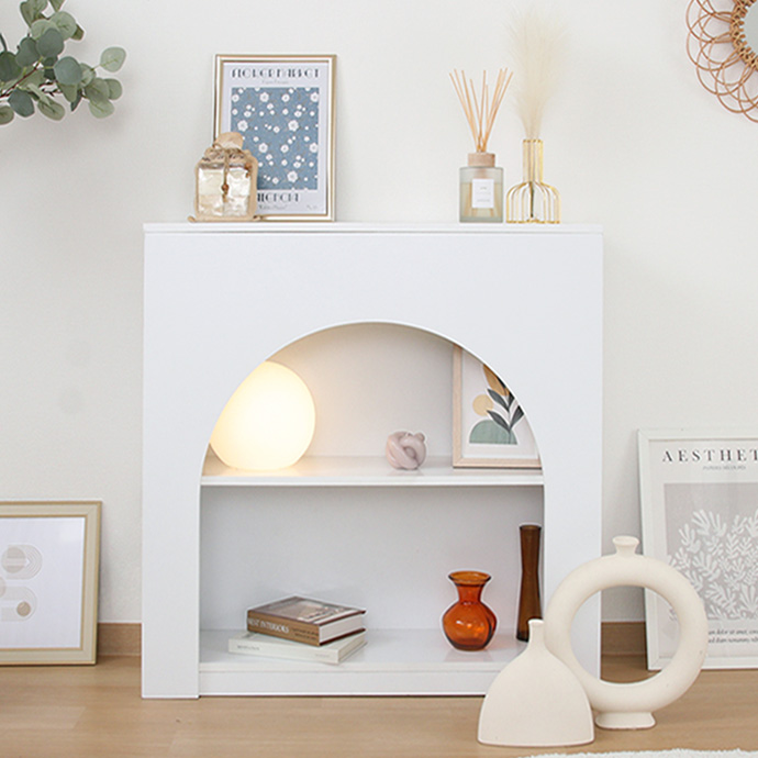 簡単組み立て✴︎マントルピース(棚板付き) アウトレット 簡単組み立て