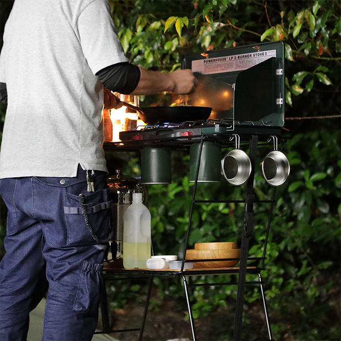 g2729]Crank Cooking Table アウトドア用品 | 家具・インテリア通販は