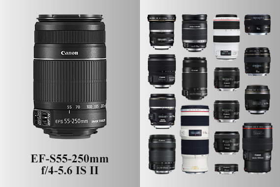 EF-S55-250mm f/4-5.6 IS II – Light and Compact Telephoto