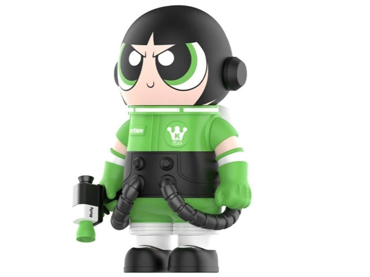 Pop Mart Mega Space Molly The Powerpuff Girls Buttercup 400%+100%