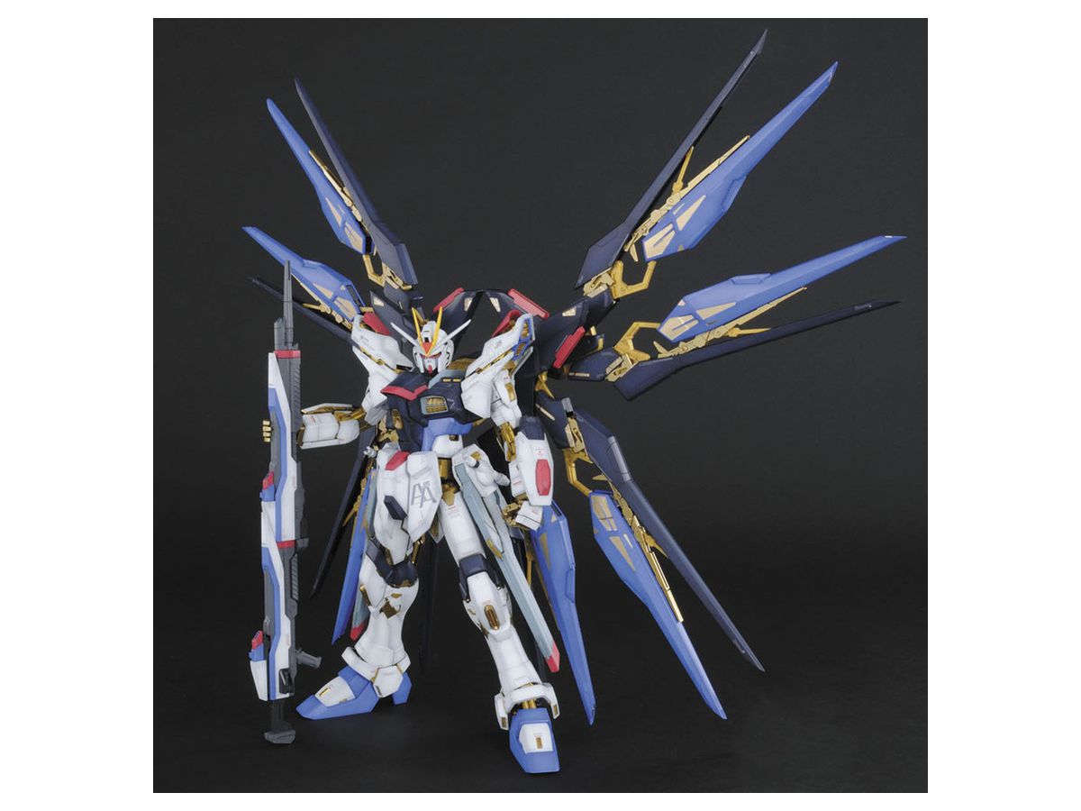 PG 60／1 ストライクフリーダム 塗装済完成品 オマケ付】 1/60 PG