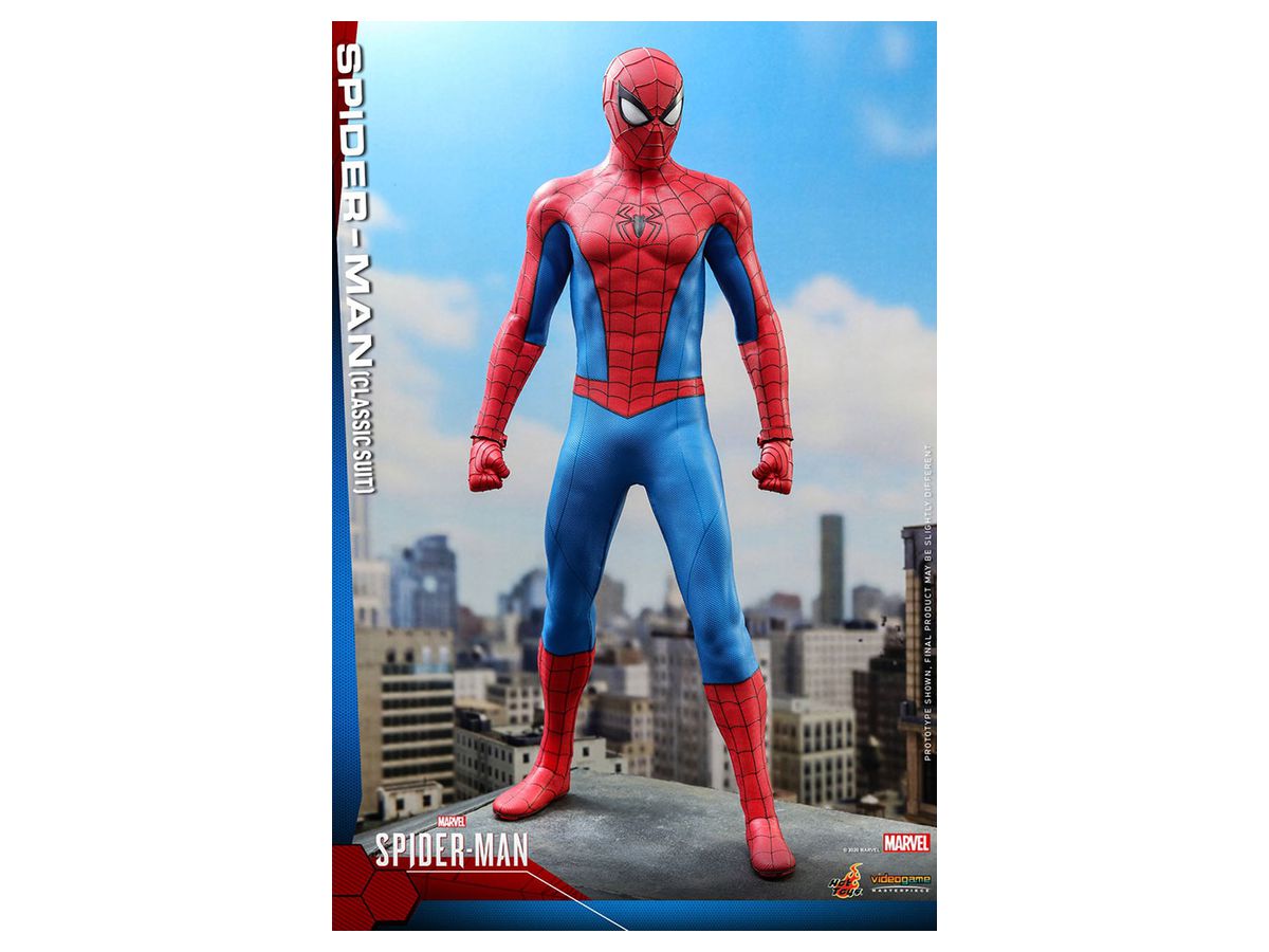 公式 ホットトイズ スパイダーマン クラシックスーツ 1/6 ビデオゲーム