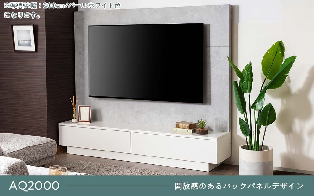め*お様 ホワイト 木製 テレビ台 約120cm x 40cm sanchokukoubo_sigi-