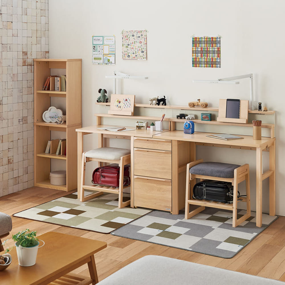 nn 小泉産業株式会社 コイズミ 木製 テーブル ガラス ミドルテーブル