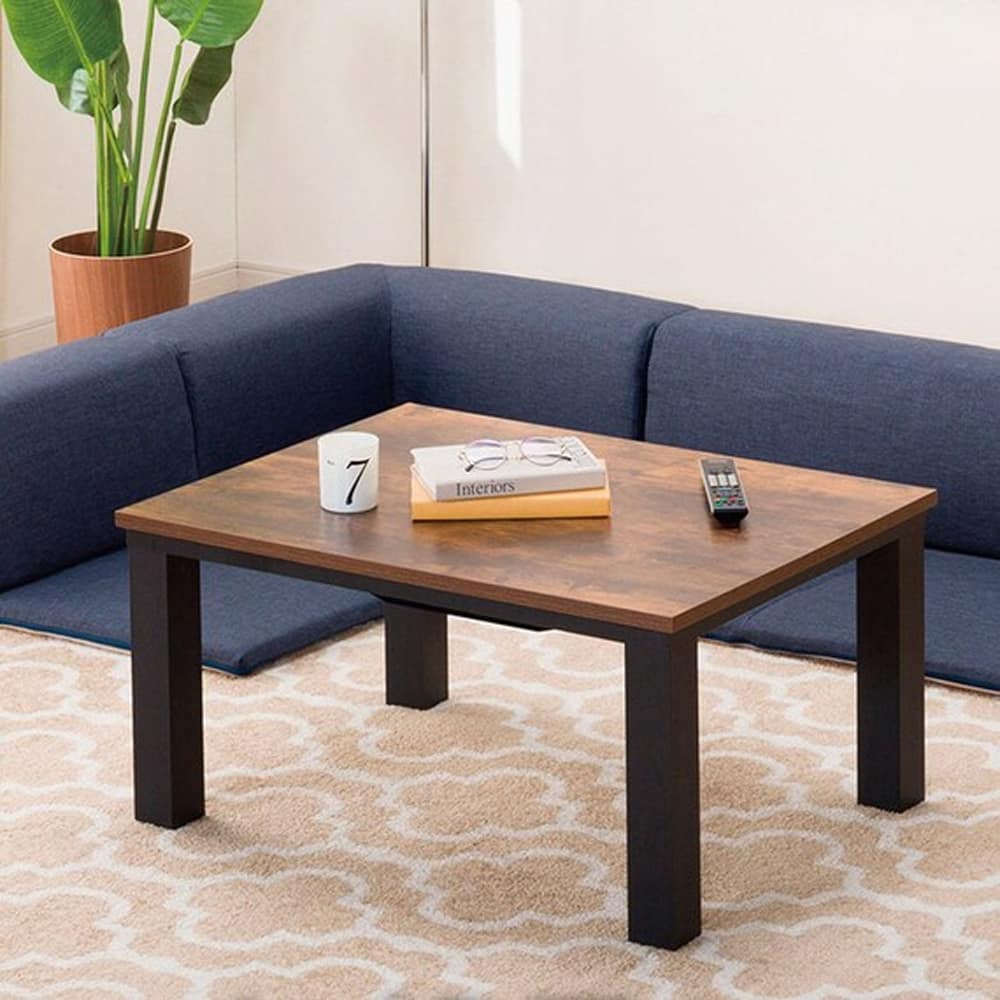 ニトリ】 大型木製こたつダークブラウン