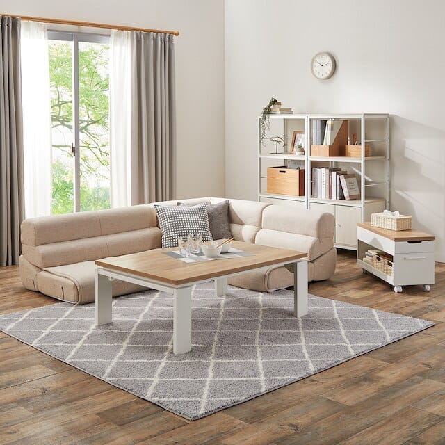 unico ウニコ TORNI トルニ こたつテーブル W1050 ふとん付