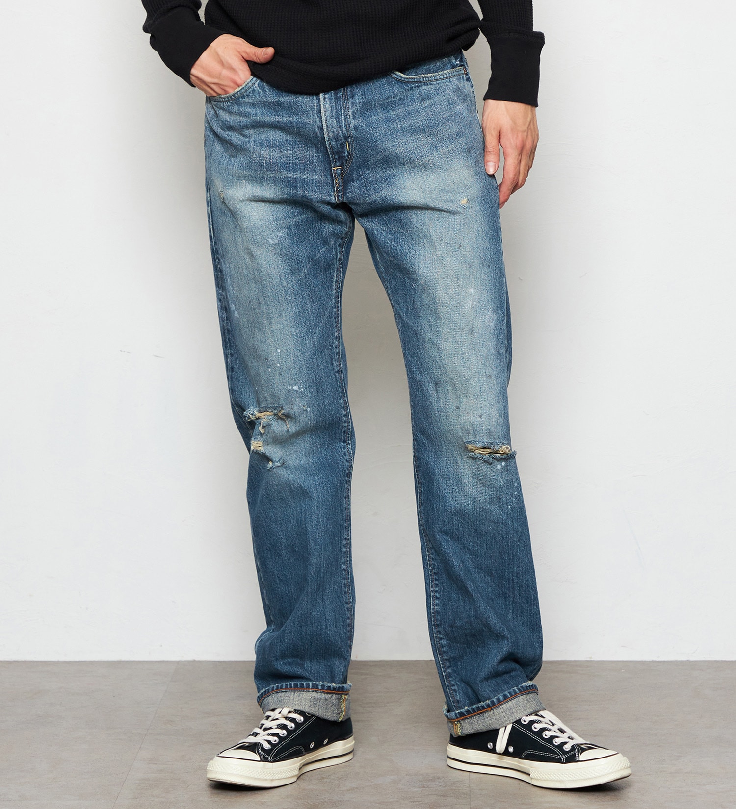 試着対象】505ZX ルーズストレート ヴィンテージ デニムパンツ