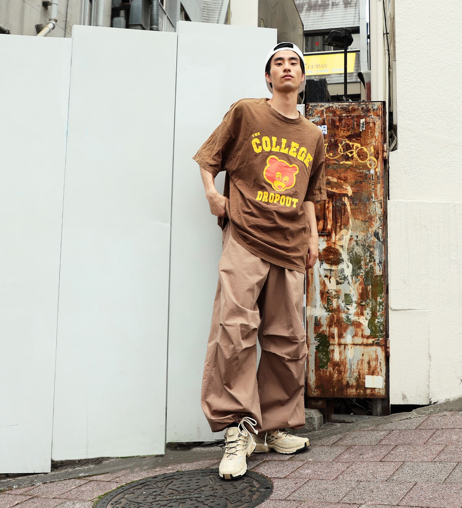 FINAL SALE】【WEB限定】EDWIN STEPMARK スノーワイドオーバーパンツ