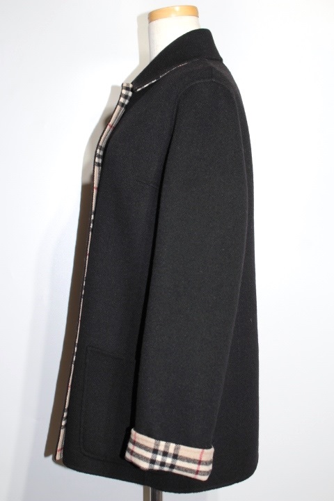 大きいサイズ✨ バーバリー ウールコート ノバチェック ベージュ 刺繍