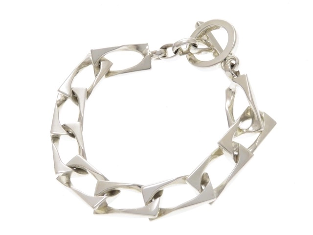 GUCCI シルバーリンクチェーンブレスレット GUCCI シルバーリンク