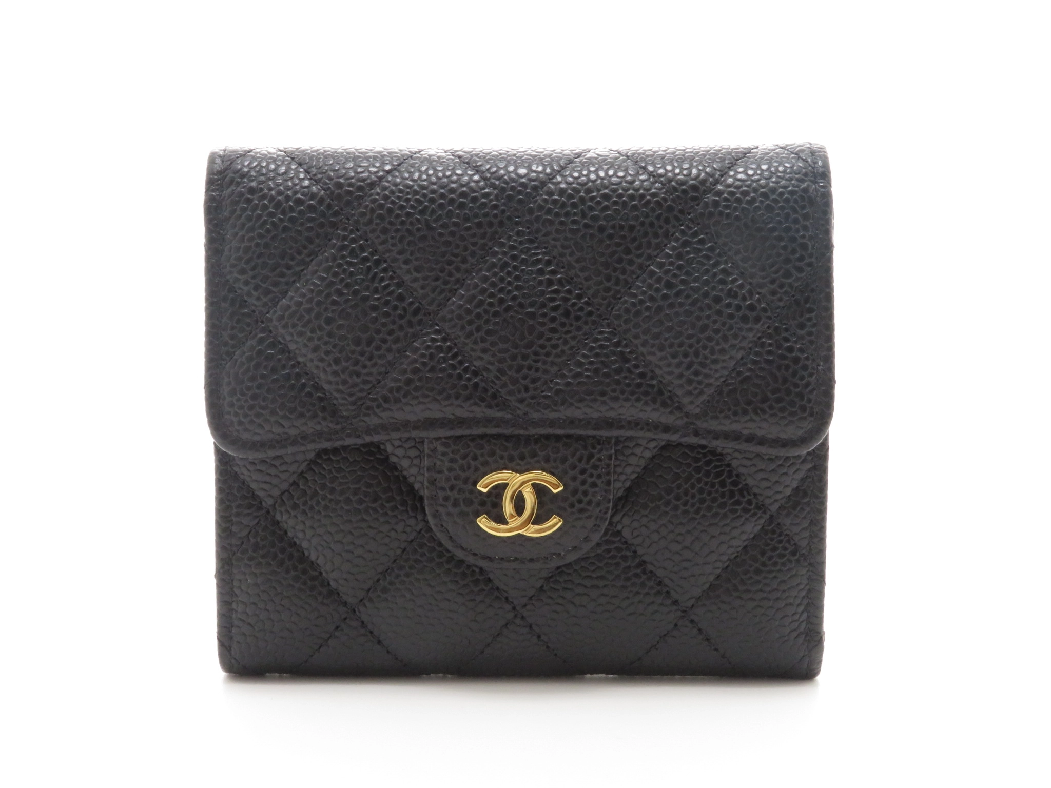 CHANEL シャネル スモールフラップウォレット 三つ折り財布