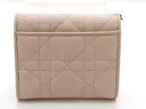 Dior レディーディオール ロータスウォレット カナージュ ラムスキン