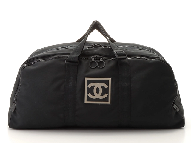 sshr】CHANEL スポーツライン ボストン メンズ レディース 黒 CHANEL