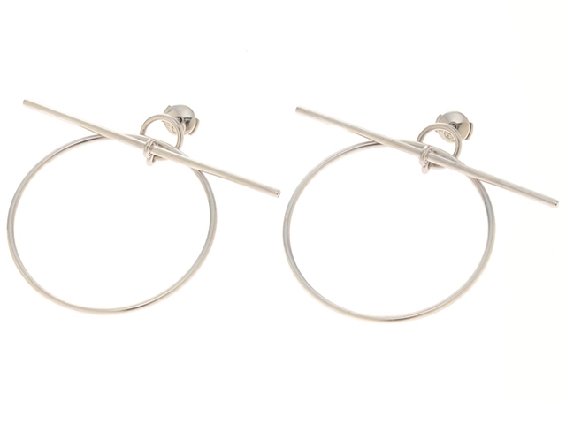 エルメス エシャペ MMフープ ループ ピアス HERMES エルメス ピアス