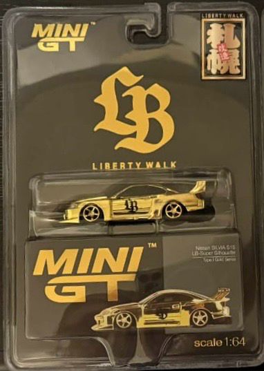MINI GT LIBERTYWALK S15 GOLD SAPPORO札幌限定 MINI GT Liberty Walk